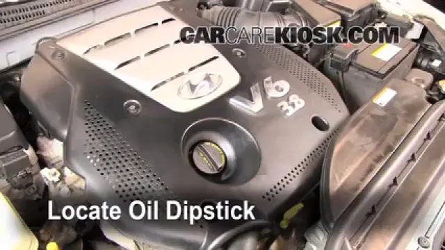 2007 Hyundai Azera SE 3.8L V6 Aceite Controlar nivel de aceite